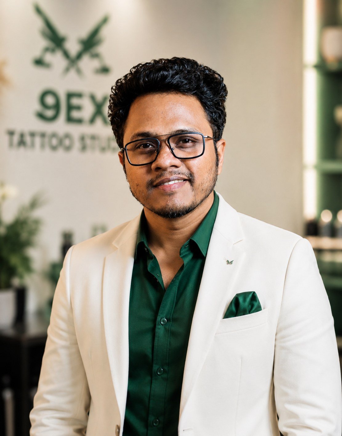 Portrait of Shashikant Shelar, tattoo consultant and entrepreneur